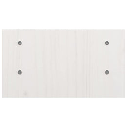 Monitorerhöhung 50 × 27 × 15 cm aus massivem Kiefernholz - Weiß (Art.-Nr. 814020)