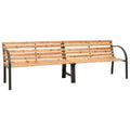 Doppel-Gartenbank 225 cm Massivholz Tanne