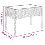 4-tlg. Garten-Lounge-Set mit Kissen Schwarz Poly Rattan