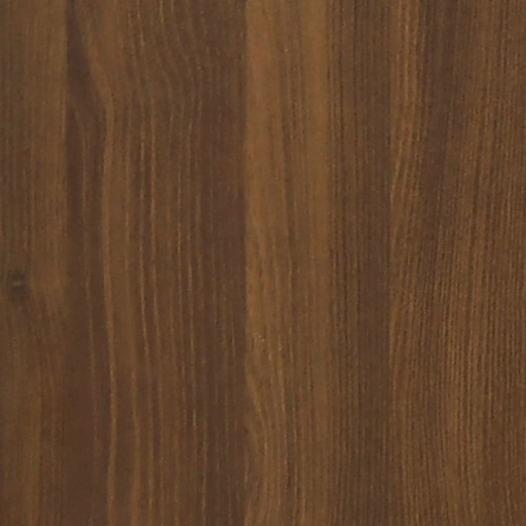Badschrank Braun Eichen-Optik 30x30x179 cm Holzwerkstoff