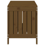 Gartentruhe Honigbraun 108x42,5x54 cm Massivholz Kiefer