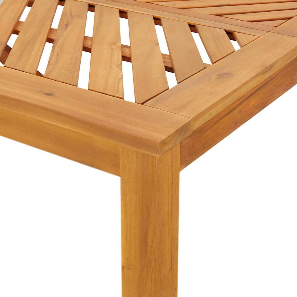 Garten Essgruppe 7 pcs Braun Massivholz Akazie