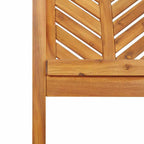 Garten Essgruppe 4 pcs Braun Massivholz Akazie
