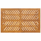 Garten Essgruppe 6 pcs Braun Massivholz Akazie