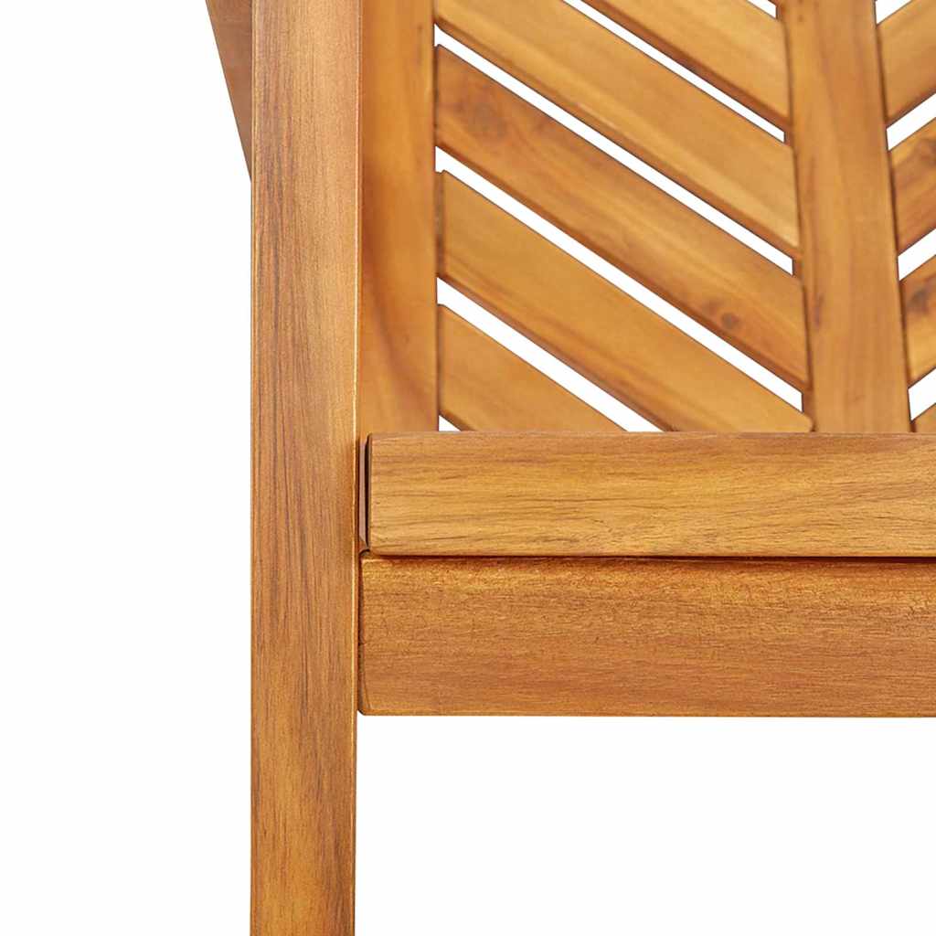 Garten Essgruppe 3 pcs Braun Massivholz Akazie
