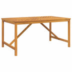 Garten Essgruppe 3 pcs Braun Massivholz Akazie