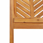 Garten Essgruppe 4 pcs Braun Massivholz Akazie