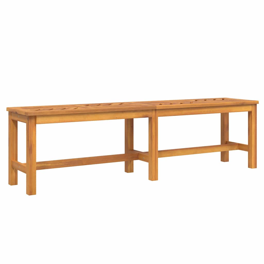 Garten Essgruppe 3 pcs Braun Massivholz Akazie