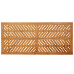 Garten Essgruppe 7 pcs Braun Massivholz Akazie