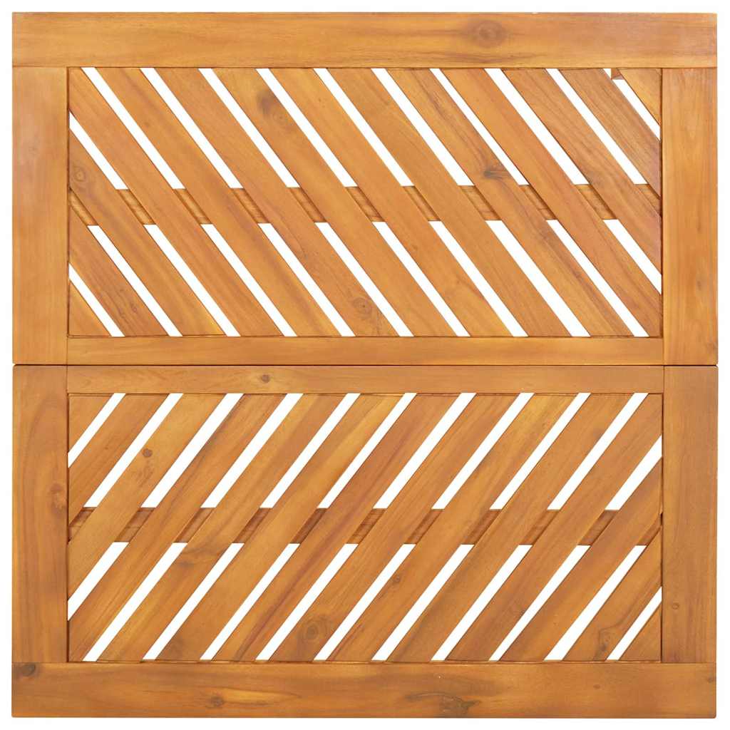 Garten Essgruppe 3 pcs Braun Massivholz Akazie