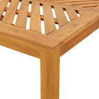 Garten Essgruppe 7 pcs Braun Massivholz Akazie