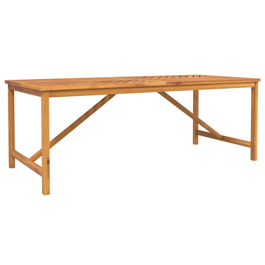 Garten Essgruppe 7 pcs Braun Massivholz Akazie
