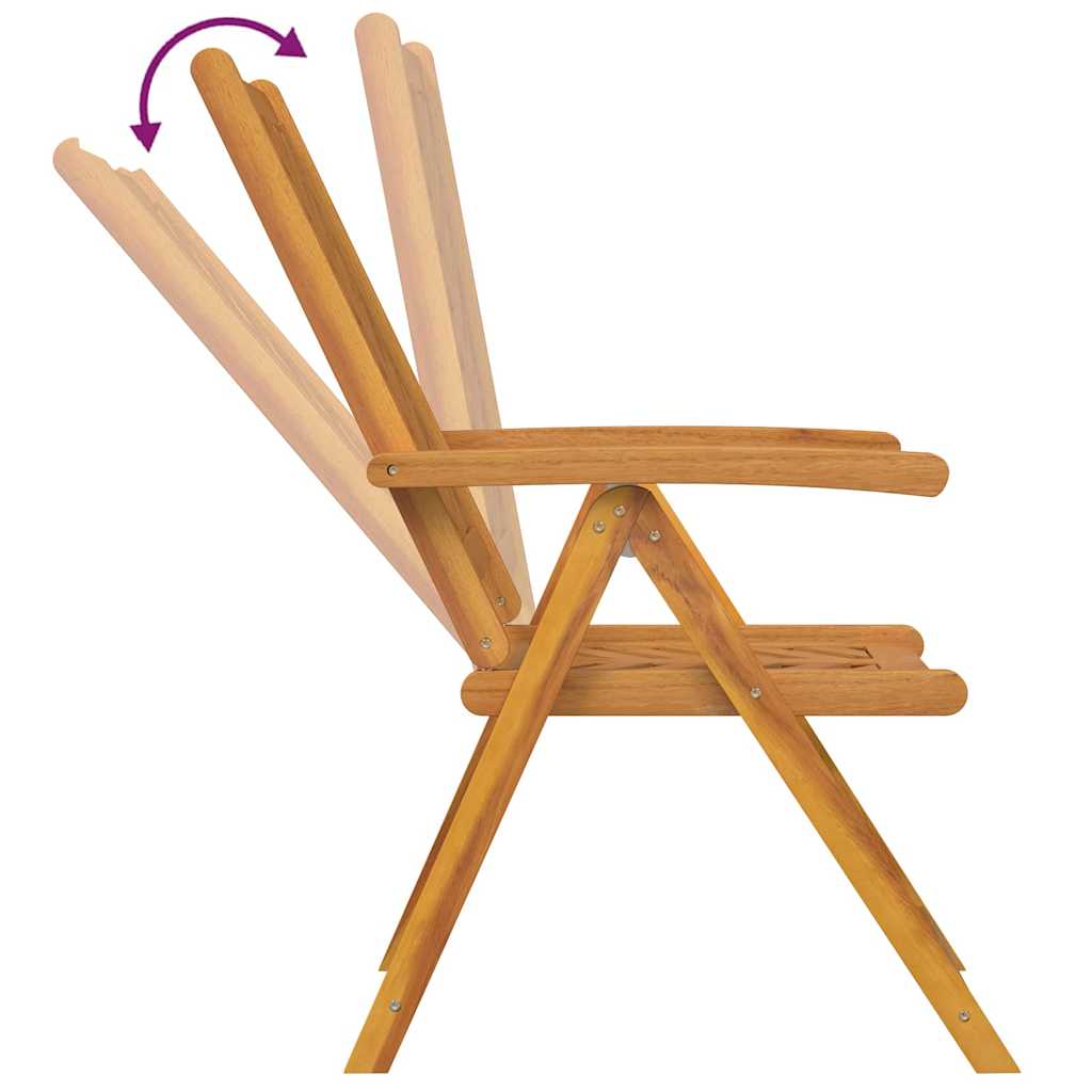 Garten Essgruppe 9 pcs Braun Massivholz Akazie