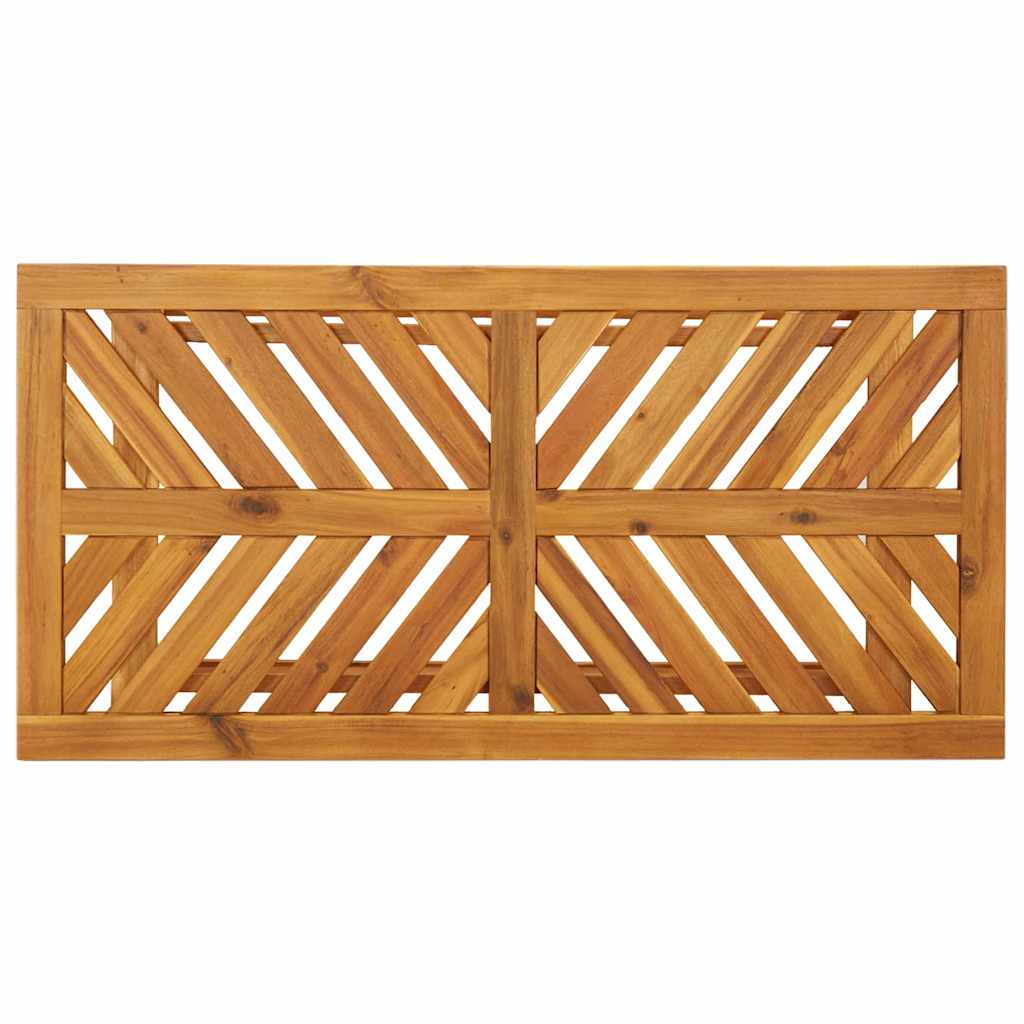 Garten-Lounge-Set 4 pcs Braun Massivholz Akazie