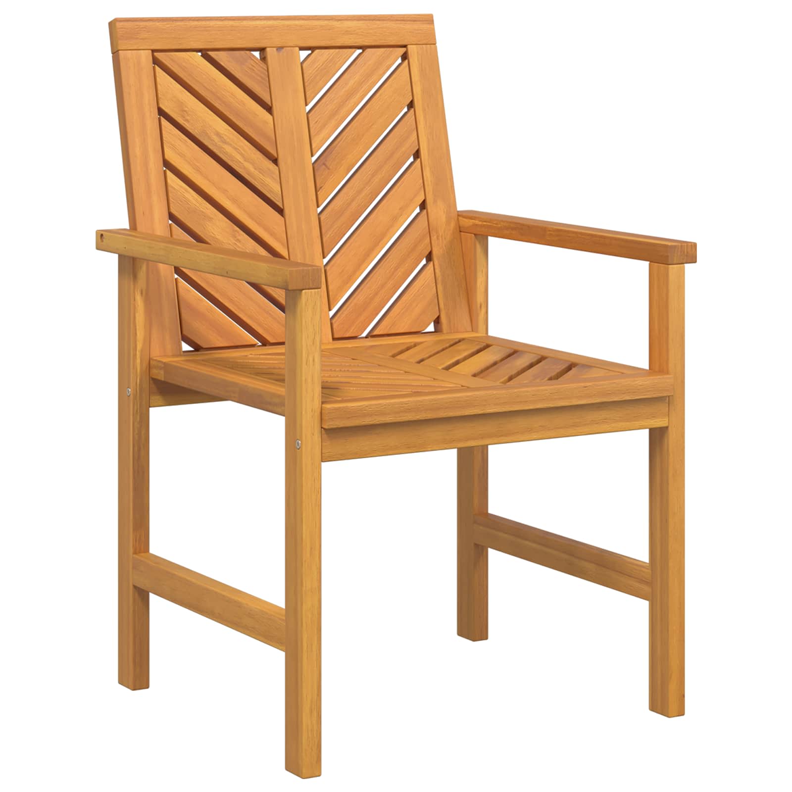 Esszimmerstuhl 6 pcs Natur 62,5 x 59 x 89 cm Massivholz Akazie