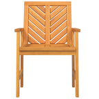 Esszimmerstuhl 6 pcs Natur 62,5 x 59 x 89 cm Massivholz Akazie