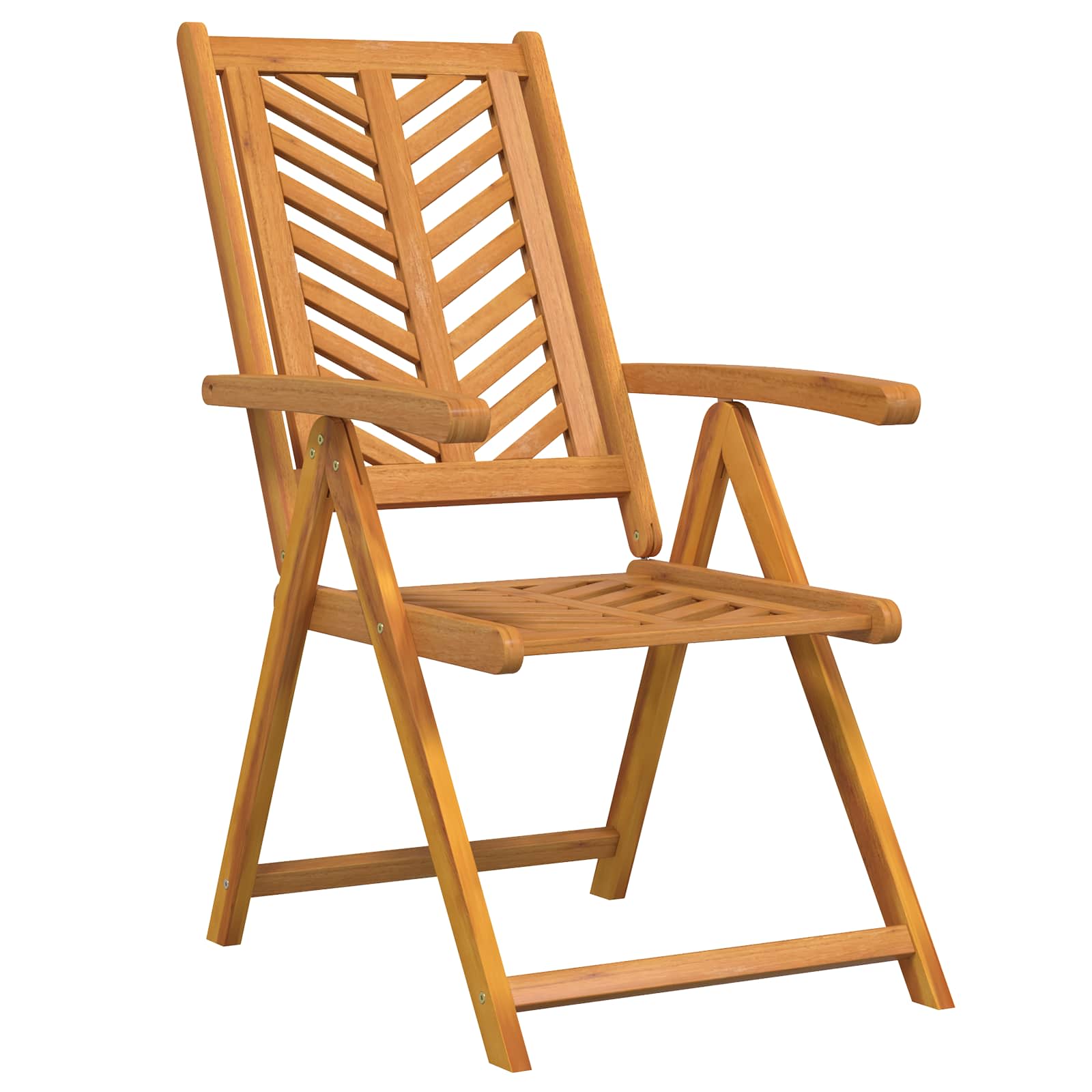 Gartenstuhl 4 pcs Braun 57 x 72 x 109 cm Massivholz Akazie