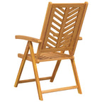 Gartenstuhl 4 pcs Braun 57 x 72 x 109 cm Massivholz Akazie