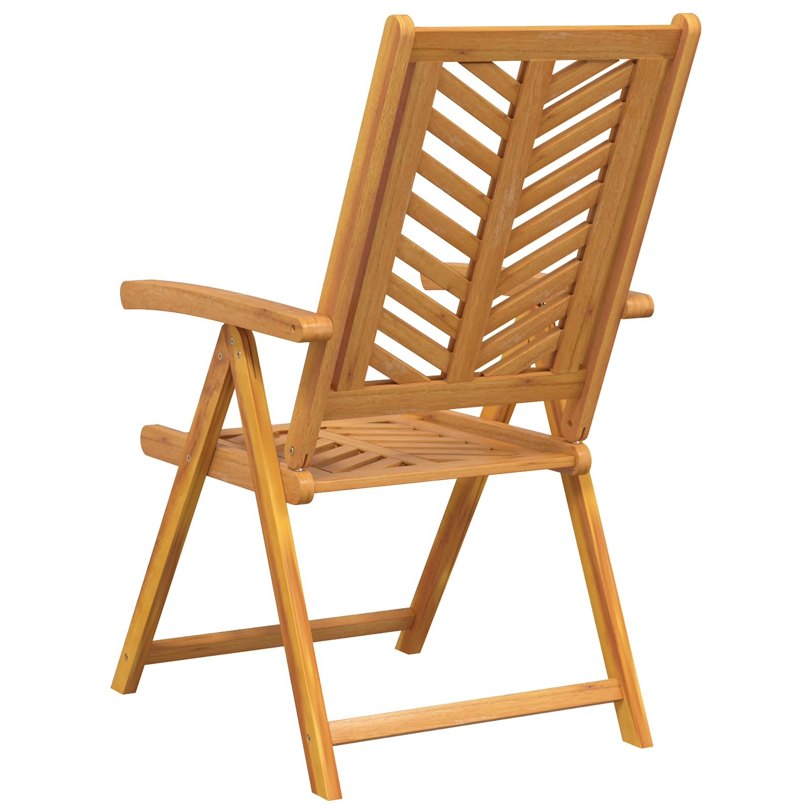 Gartenstuhl 4 pcs Braun 57 x 72 x 109 cm Massivholz Akazie