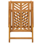Gartenstuhl 4 pcs Braun 57 x 72 x 109 cm Massivholz Akazie