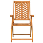 Gartenstuhl 6 pcs Braun 57 x 72 x 109 cm Massivholz Akazie