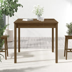 Gartentisch Honigbraun 82,5x82,5x76 cm Massivholz Kiefer