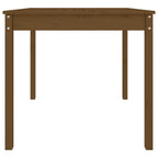 Gartentisch Honigbraun 82,5x82,5x76 cm Massivholz Kiefer