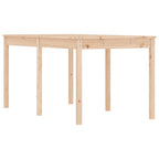 Gartentisch 159,5x82,5x76 cm Massivholz Kiefer