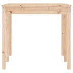 Gartentisch 159,5x82,5x76 cm Massivholz Kiefer