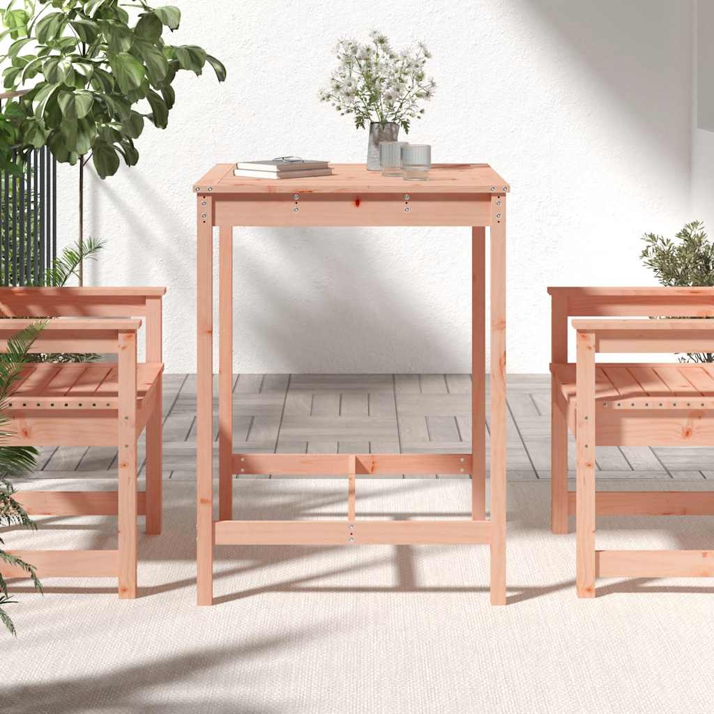 Gartentisch 82,5x82,5x110 cm Massivholz Douglasie