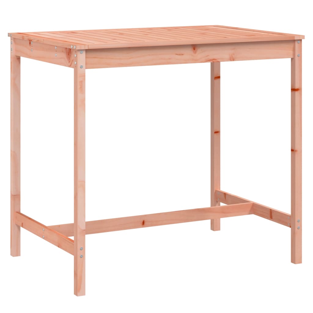 Gartentisch 121x82,5x110 cm Massivholz Douglasie