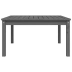 Gartentisch Grau 82,5x82,5x45 cm Massivholz Kiefer