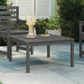 Gartentisch Grau 82,5x82,5x45 cm Massivholz Kiefer