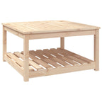 Gartentisch 82,5x82,5x45 cm Massivholz Kiefer