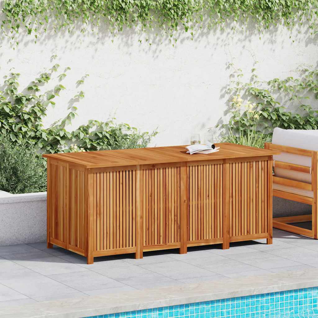 Gartenbox 200x80x75 cm Massivholz Akazie