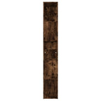 Bücherregal Räuchereiche 45x24x160 cm Holzwerkstoff