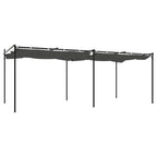 Pergola mit Schiebedach Anthrazit 589x292x230 cm