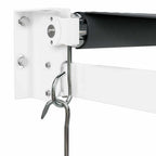 Markise Einziehbar Anthrazit 4,5x3 m Stoff und Aluminium