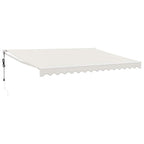 Elektrische Markise mit Kurbel Creme 4x3 m