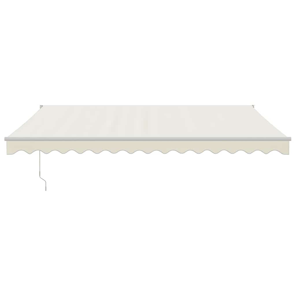 Elektrische Markise mit Kurbel Creme 4x3 m