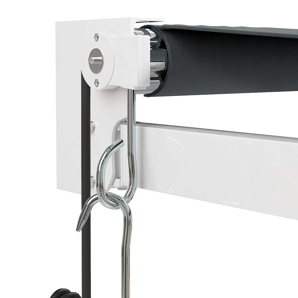 Elektrische Markise mit Kurbel Anthrazit 4,5x3 m