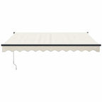 Elektrische Markise mit Kurbel Creme 3x2,5 m