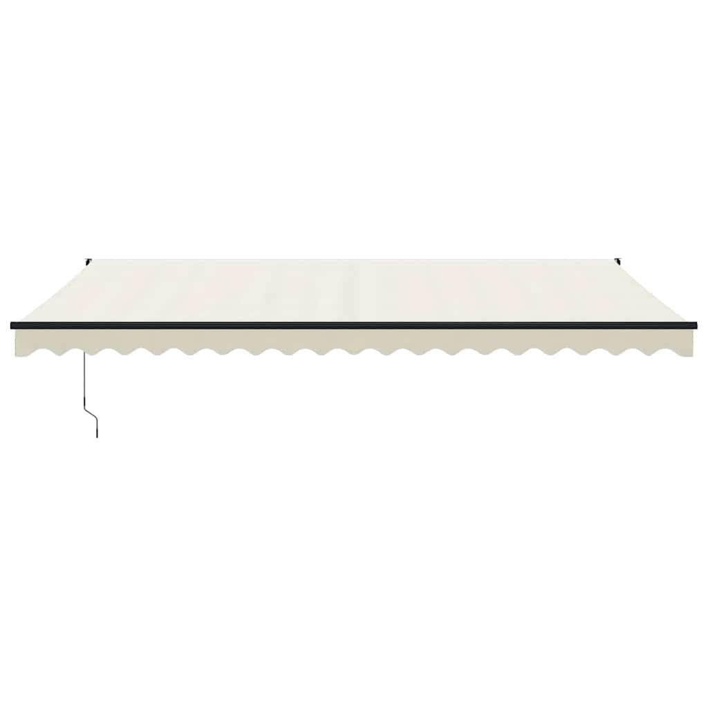 Elektrische Markise mit Kurbel Creme 5x3 m