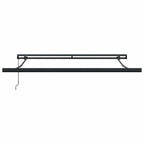 Markise Einziehbar Orange und Braun 3,5x2,5 m Stoff & Aluminium