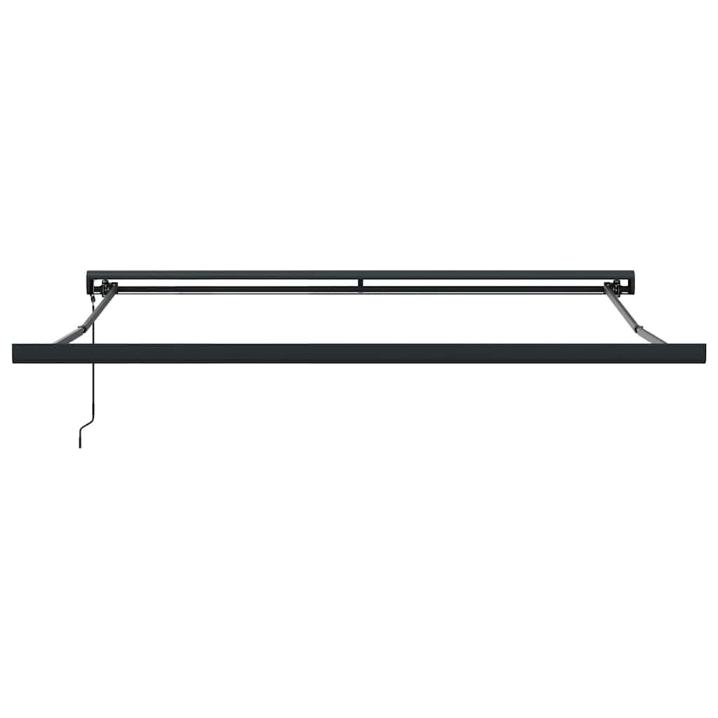 Markise Einziehbar Gelb und Weiß 3,5x2,5 m Stoff und Aluminium