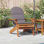 Adirondack-Gartenstuhl mit Kissen Massivholz Akazie