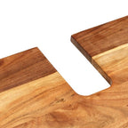 Waschbeckenunterschrank Massivholz Akazie und Holzwerkstoff