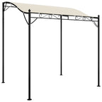 Markise Creme 2x2,3 m 180 g/m² Stoff und Stahl