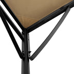 Markise Taupe 4x3 m 180 g/m² Stoff und Stahl