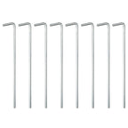Pavillon 4 x 4 x 2,6 m Weiß Stahl und Polyester 180 gsm